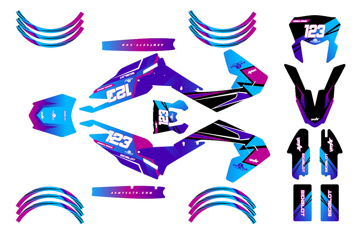 Kit déco Aprilia RX 50cc 2018-2025 Artisse