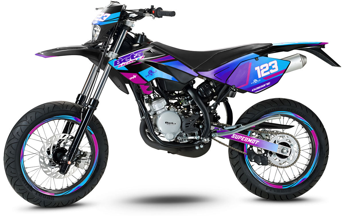 Dekor kit Beta RR 50 Motard 2006-2010 Artisse | Motorradaufkleber | Personalisierung 50cc | armysctv