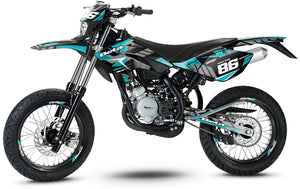 Kit déco Beta RR 50 Motard 2006-2010 Frost | autocollants moto | personnalisation 50cc | armysctv
