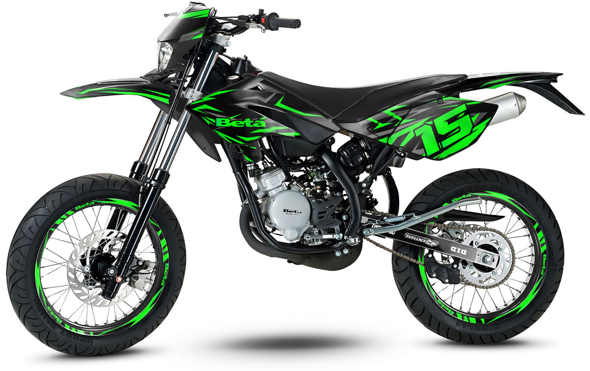 Deko-sett Beta RR 50 Motard 2006-2010 Sakti Stil | motorsykkelklistremerker | tilpasning 50cc | armysctv