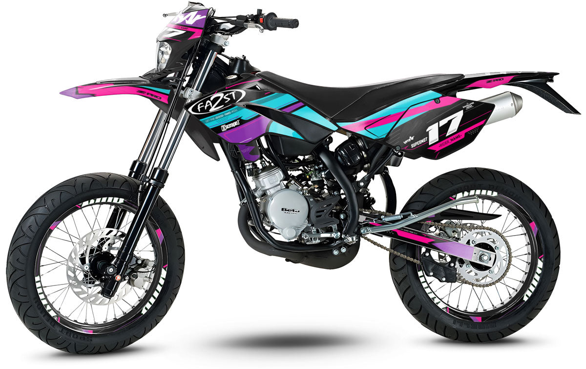 Kit déco Beta RR 50 Motard 2006-2010 Odin | autocollants moto | personnalisation 50cc | armysctv
