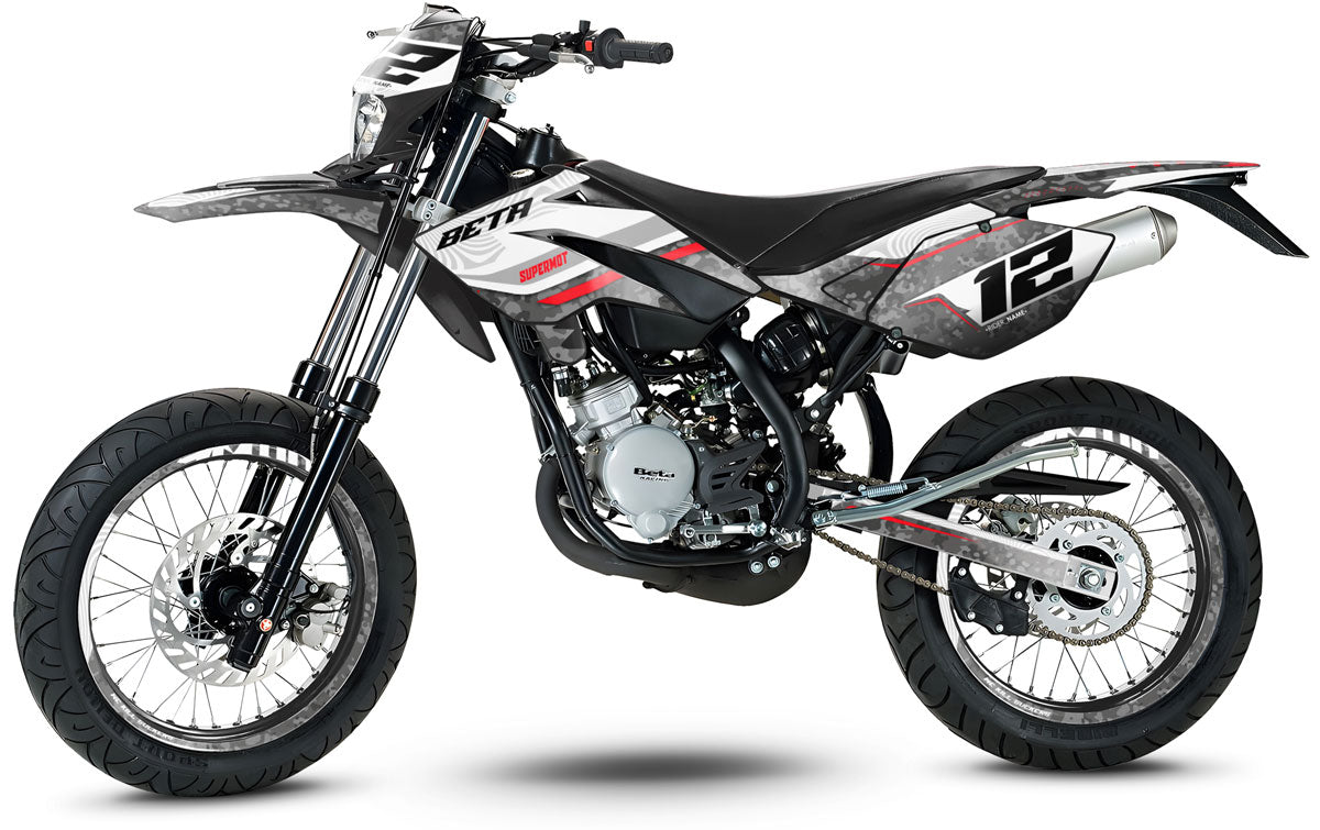 KKit dekor Beta RR 50 Motard 2006-2010 Krigføring | motorsykkelklistremerker | tilpasning 50cc | armysctv