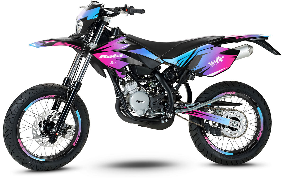 Deko-sett Beta RR 50 Motard 2006-2010 X-Fast | motorsykkelklistremerker | tilpasning 50cc | armysctv