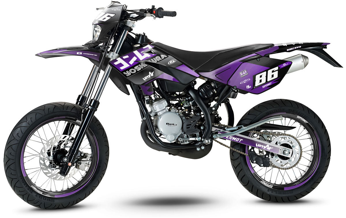 Deko-sett Beta RR 50 Motard 2006-2010 Yoshi | motorsykkelklistremerker | tilpasning 50cc | armysctv