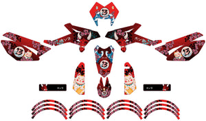 Deko-sett Beta RR 50 Motard 2011-2020 Arigato | motorsykkelklistremerker | tilpasning 50cc | armysctv