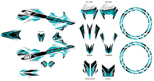 Kit pegatinas Beta RR 50 Motard 2011-2020 Cortesía | pegatinas para moto | personalización 50cc | armysctv