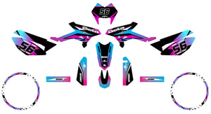 Graphics kit Beta RR 50 Motard 2011-2020 Crazy Racer | motorcycle stickers | 50cc customization | armysctv