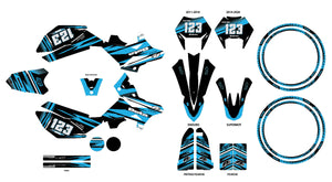 Graphics kit Beta RR 50 Motard 2011-2020 Army Dream | motorcycle stickers | 50cc customization | armysctv