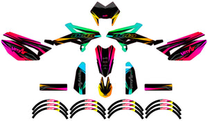 Graphics kit Beta RR 50 Motard 2011-2020 Eclipse | motorcycle stickers | 50cc customization | armysctv
