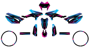 Graphics kit Beta RR 50 Motard 2011-2020 Eclipse | motorcycle stickers | 50cc customization | armysctv
