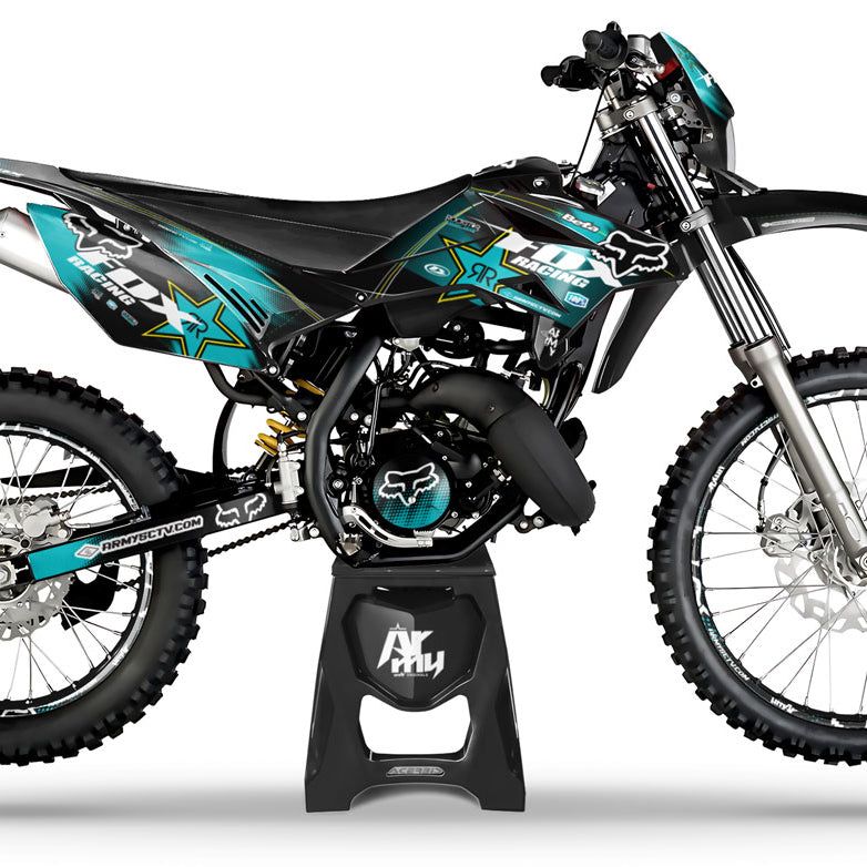 Kit pegatinas Beta RR 50cc Racing 2011-2020 Ejército Zorro | pegatinas para moto | personalización 50cc | armysctv