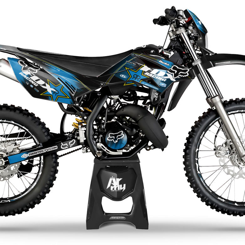 Kit pegatinas Beta RR 50cc Racing 2011-2020 Ejército Zorro | pegatinas para moto | personalización 50cc | armysctv