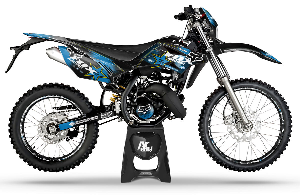 Kit pegatinas Beta RR 50cc Racing 2011-2020 Ejército Zorro | pegatinas para moto | personalización 50cc | armysctv