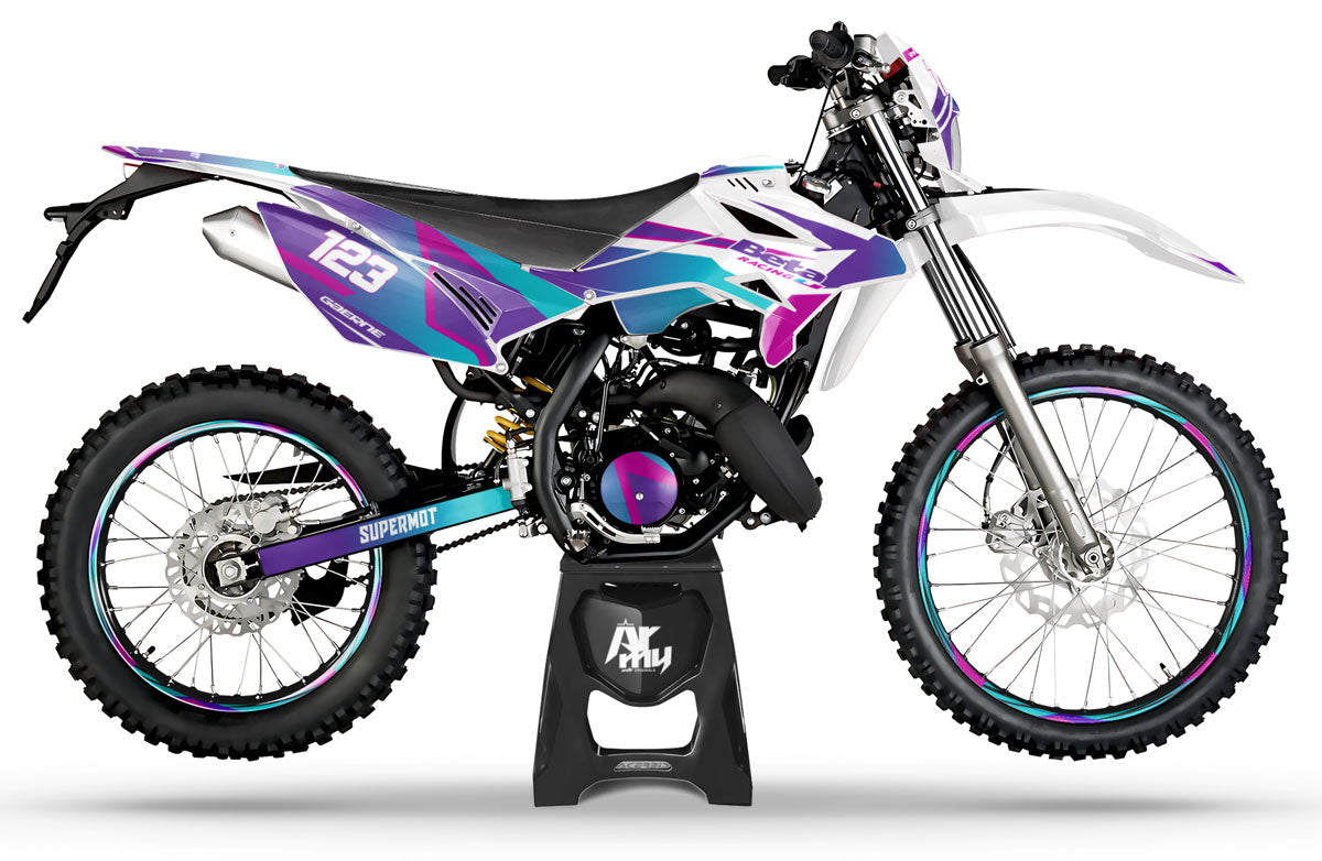 Kit déco Beta RR 50cc Racing 2011-2020 Artisse | autocollants moto | personnalisation 50cc | armysctv