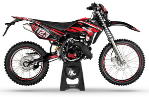 Kit déco Beta RR 50cc Racing enduro 2011-2020 Army Dream | autocollants moto | personnalisation 50cc | armysctv