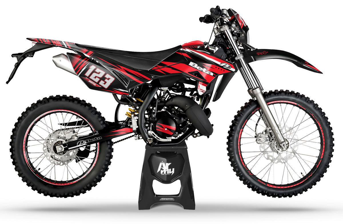 Kit pegatinas Beta RR 50cc Racing enduro 2011-2020 Sueño Militar | pegatinas para moto | personalización 50cc | armysctv