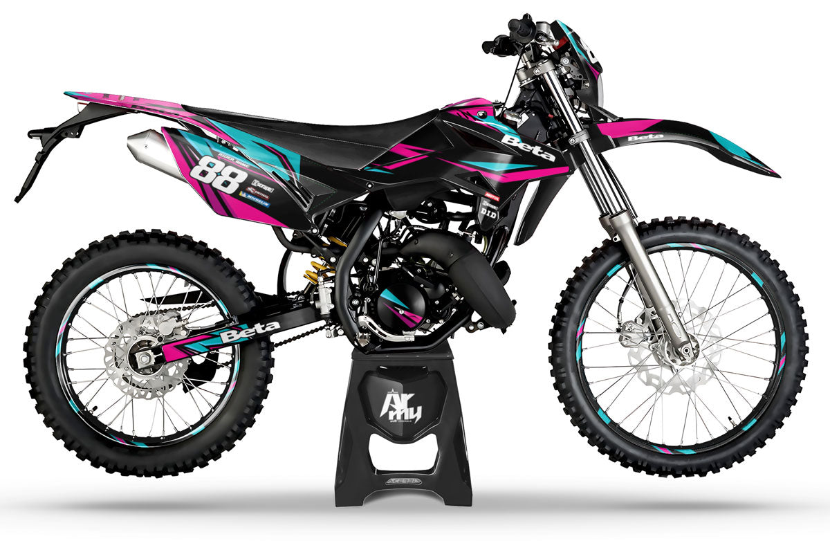Kit déco Beta RR 50cc Racing 2011-2020 Finder | autocollants moto | personnalisation 50cc | armysctv