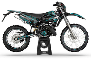 Kit déco Beta RR 50cc Racing 2011-2020 Army Redrum | autocollants moto | personnalisation 50cc | armysctv