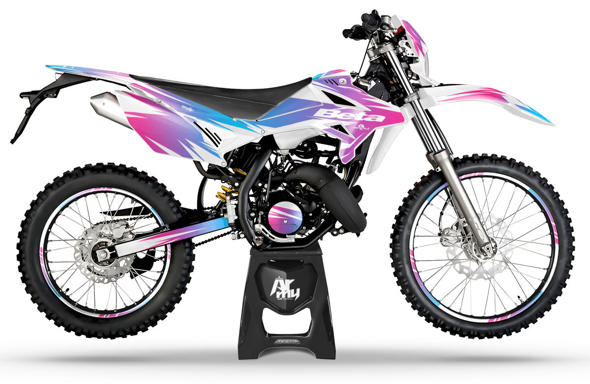 Deko-sett Beta RR 50cc Racing 2011-2020 X-Fast | motorsykkelklistremerker | tilpasning 50cc | armysctv
