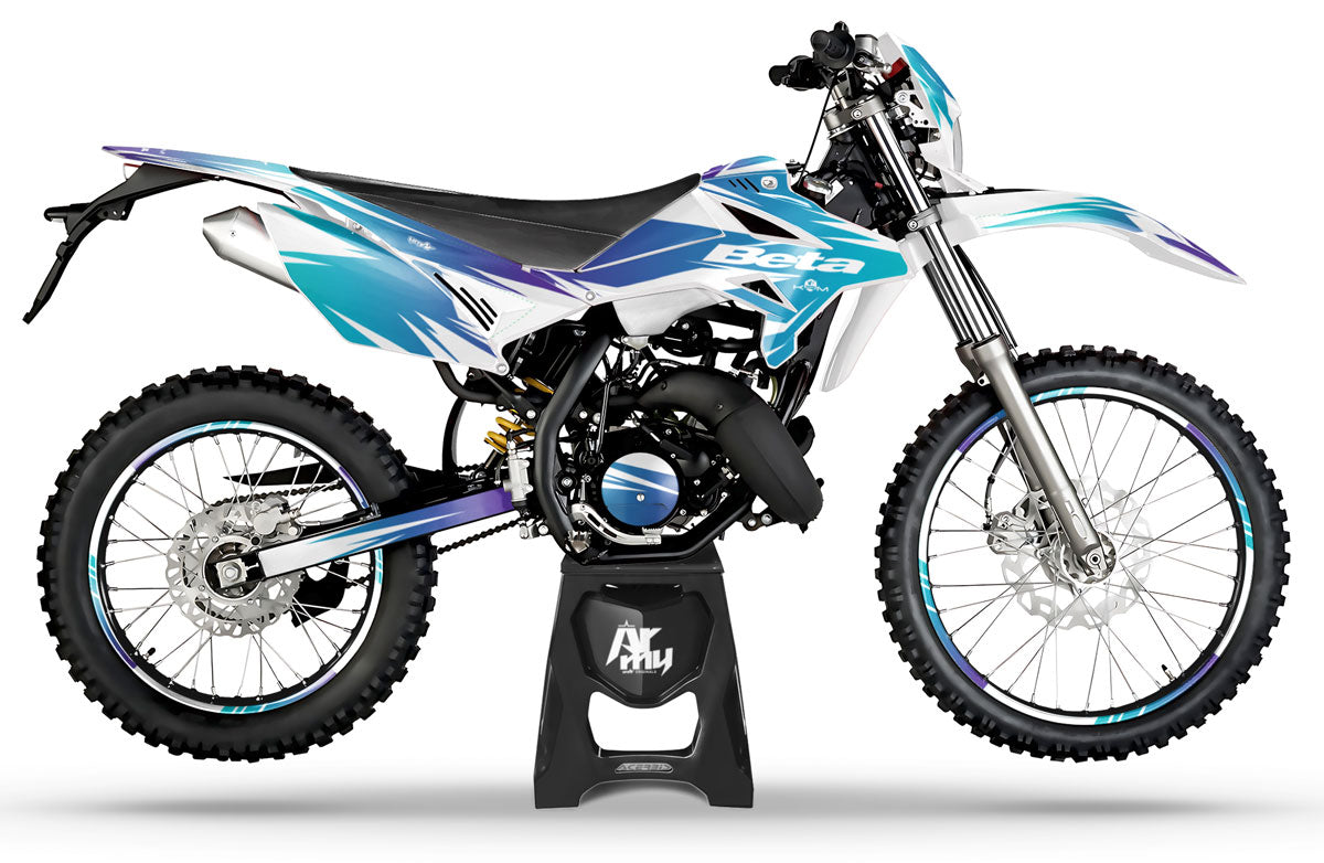 Deko-sett Beta RR 50cc Racing 2011-2020 X-Fast | motorsykkelklistremerker | tilpasning 50cc | armysctv