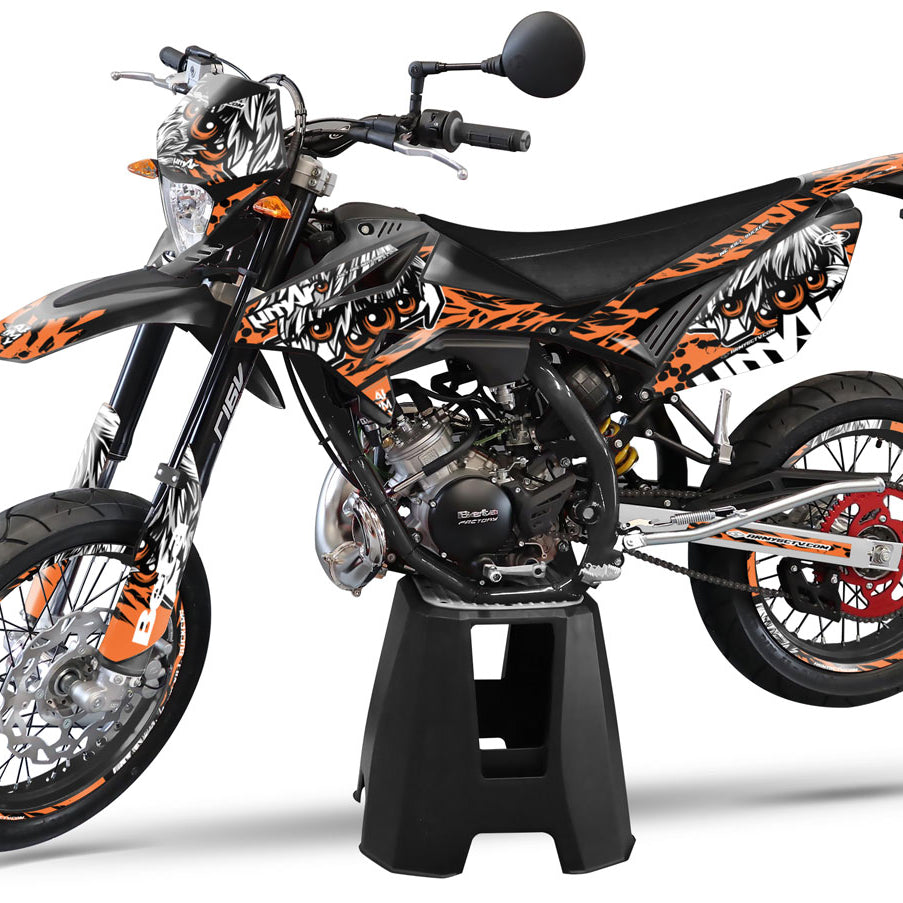 Graphics kit Beta RR 50 Motard 2011-2020 Eyes | motorcycle stickers | 50cc customization | armysctv