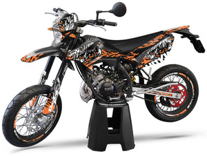 Kit déco Beta RR 50 Motard 2011-2020 Eyes | autocollants moto | personnalisation 50cc | armysctv