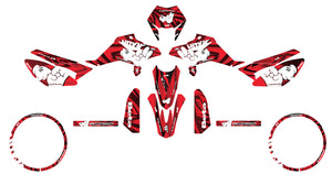 Dekor kit Army Finger Beta RR 50cc 2011-2020 | Motorradaufkleber | Personalisierung 50cc | armysctv