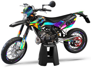 Dekor kit Beta RR 50 Motard 2011-2020 Fourtwenty | Motorradaufkleber | Personalisierung 50cc | armysctv