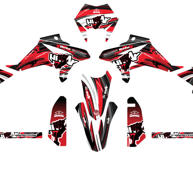 Graphics kit Beta RR 50 Motard 2011-2020 Freedom | motorcycle stickers | 50cc customization | armysctv