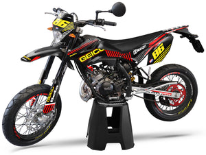 Dekor kit Beta RR 50 Motard 2011-2020 Geico | Motorradaufkleber | Personalisierung 50cc | armysctv