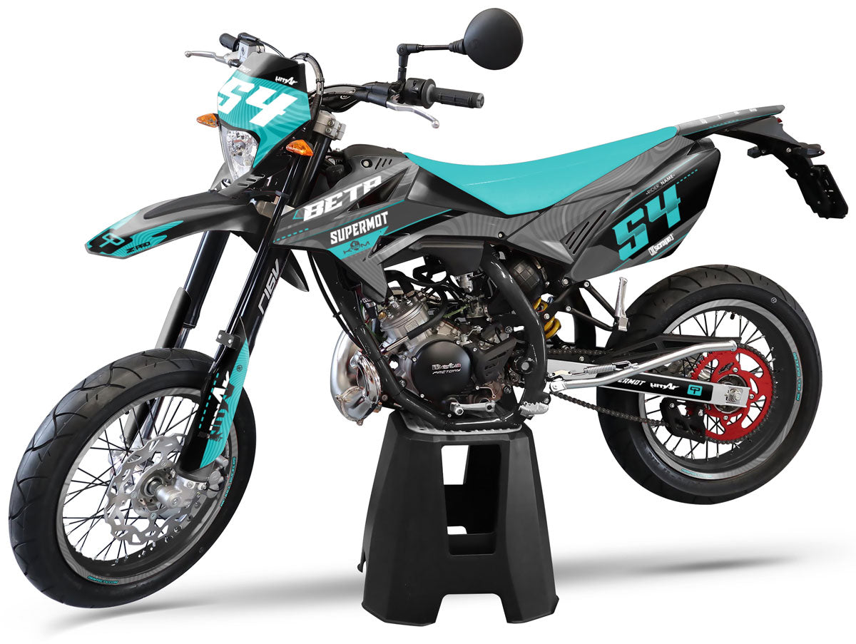 Kit déco Beta RR 50 Motard 2011-2020 Quake | autocollants moto | personnalisation 50cc | armysctv