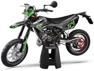 Dekor kit Beta RR 50 Motard 2011-2020 Quake | Motorradaufkleber | Personalisierung 50cc | armysctv
