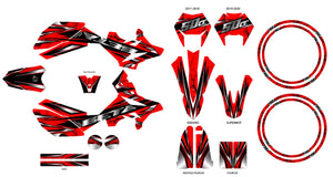 Kit pegatinas Beta RR 50 Motard 2011-2020 Illuzion | pegatinas para moto | personalización 50cc | armysctv