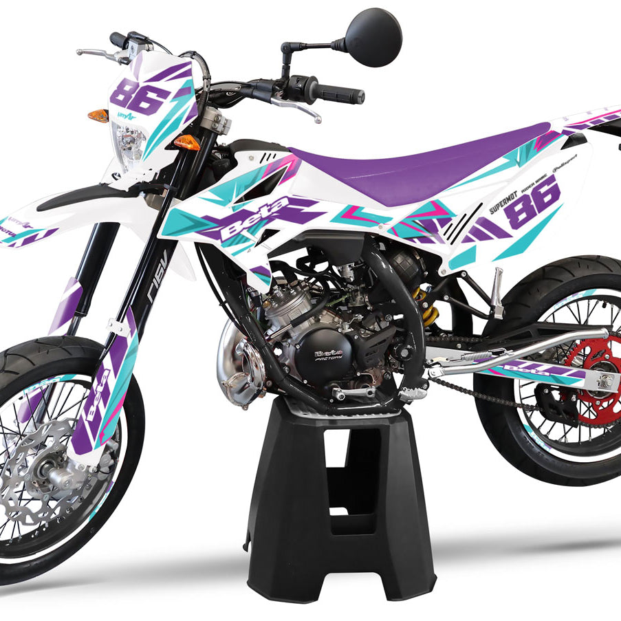Graphics kit Beta RR 50 Motard 2011-2020 "86" | motorcycle stickers | 50cc customization | armysctv