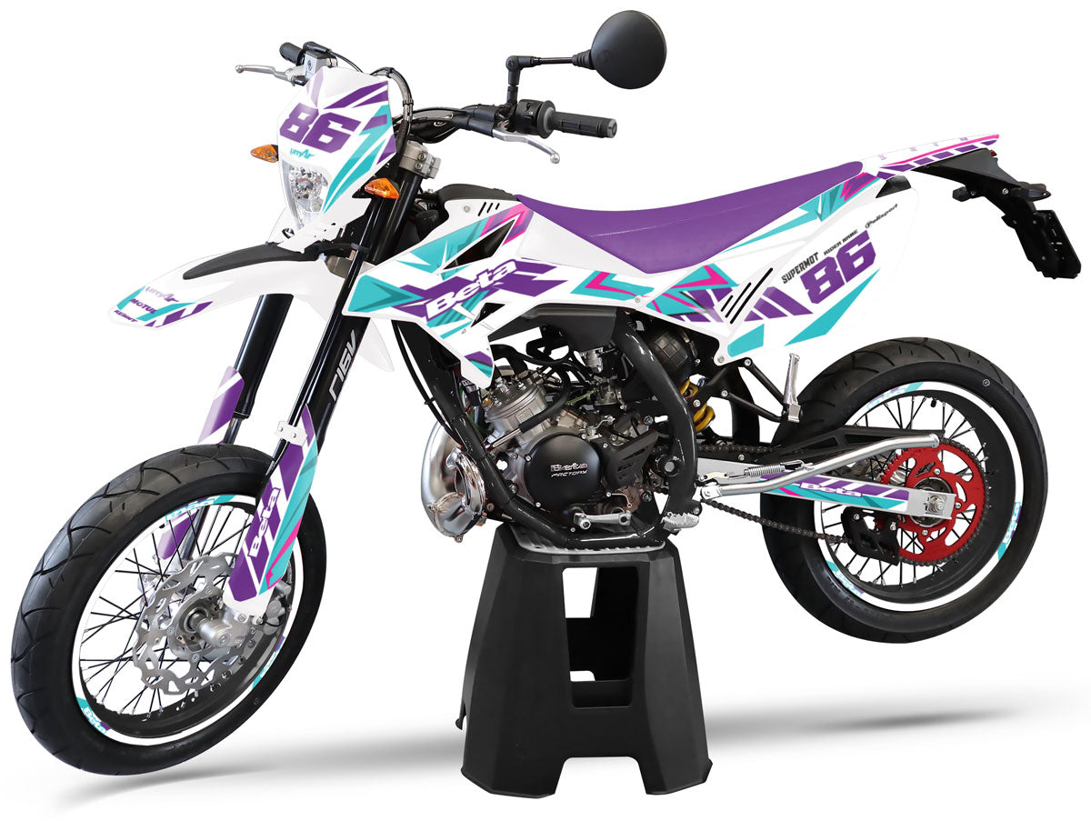 Graphics kit Beta RR 50 Motard 2011-2020 "86" | motorcycle stickers | 50cc customization | armysctv