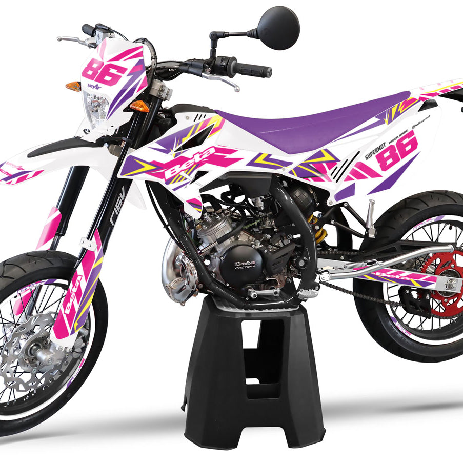 Graphics kit Beta RR 50 Motard 2011-2020 "86" | motorcycle stickers | 50cc customization | armysctv