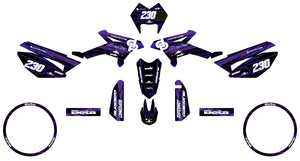 Dekor kit Beta RR 50 Motard 2011-2020 Gold und Platin | Motorradaufkleber | Personalisierung 50cc | armysctv