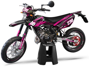 Dekor kit Beta RR 50 Motard 2011-2020 Gold und Platin | Motorradaufkleber | Personalisierung 50cc | armysctv