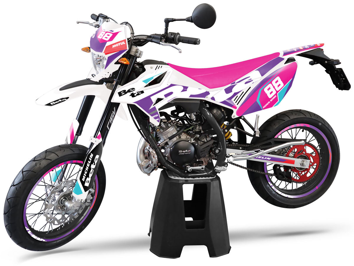 Deko-sett Beta RR 50 Motard 2011-2020 Army Kainam | motorsykkelklistremerker | tilpasning 50cc | armysctv