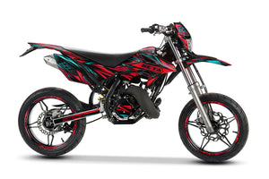 Graphics kit Beta RR 50 Motard 2011-2020 Metal Style | motorcycle stickers | 50cc customization | armysctv