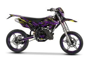 Graphics kit Beta RR 50 Motard 2011-2020 Metal Style | motorcycle stickers | 50cc customization | armysctv