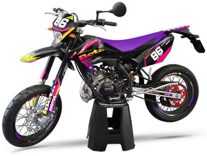 Dekor kit Beta RR 50 Motard 2011-2020 Armee Neon | Motorradaufkleber | Personalisierung 50cc | armysctv