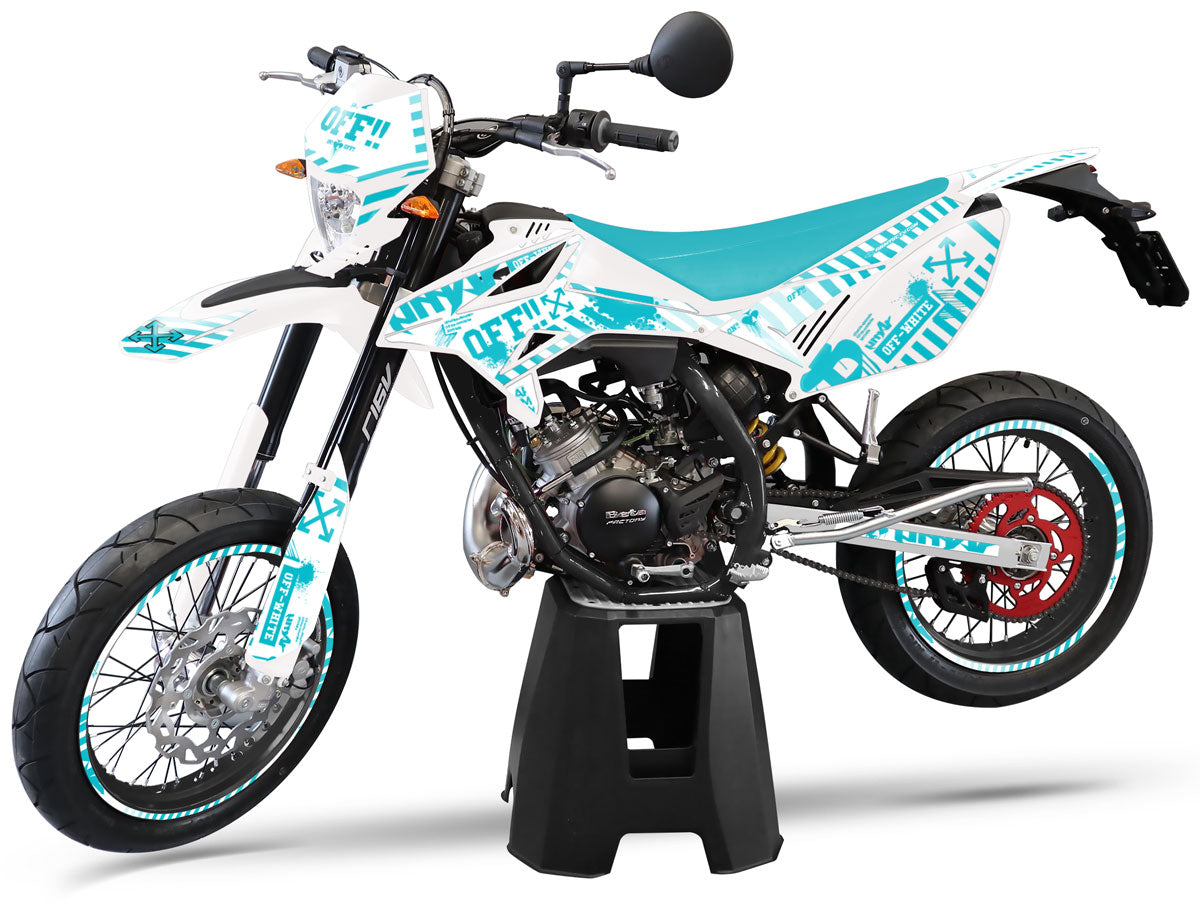 Graphics kit Beta RR 50 Motard 2011-2020 Off! | motorcycle stickers | 50cc customization | armysctv