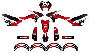 Dekor kit Beta RR 50 Motard 2011-2020 Orion | Motorradaufkleber | Personalisierung 50cc | armysctv