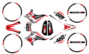 Dekor kit Beta RR 50 Motard 2011-2020 Protaper | Motorradaufkleber | Personalisierung 50cc | armysctv
