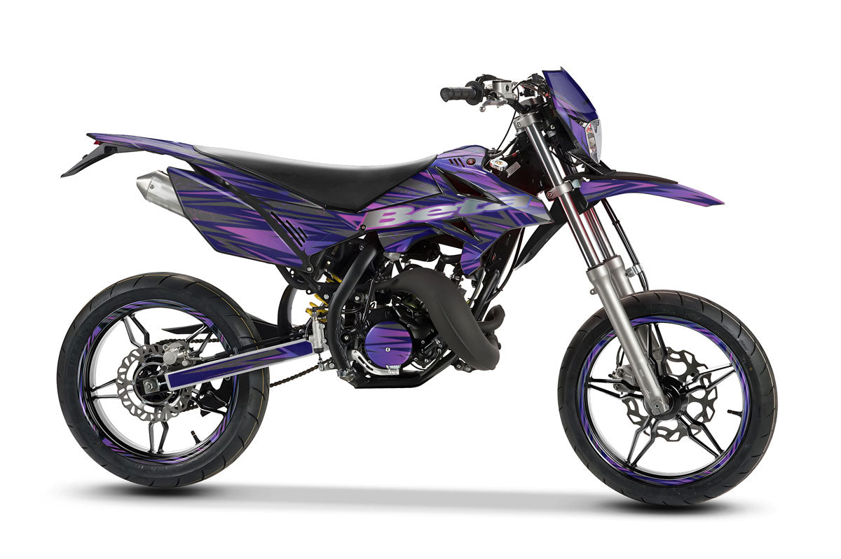 Kit pegatinas Beta RR 50 Motard 2011-2020 Purpink | pegatinas para moto | personalización 50cc | armysctv