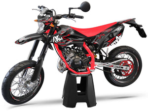 Dekor kit Beta RR 50 Motard 2011-2020 Army Redrum | Motorradaufkleber | Personalisierung 50cc | armysctv
