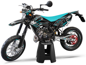 Dekor kit Beta RR 50 Motard 2011-2020 Army Redrum | Motorradaufkleber | Personalisierung 50cc | armysctv