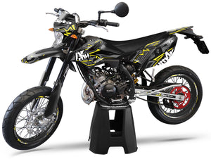 Dekor kit Beta RR 50 Motard 2011-2020 Army Redrum | Motorradaufkleber | Personalisierung 50cc | armysctv