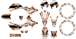 Kit déco Beta RR 50 Motard 2011-2020 Shaker | autocollants moto | personnalisation 50cc | armysctv